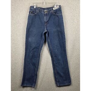 Carhartt Jeans Mens 34x33 Blue FR 280-83 Straight Leg Denim Work Pants